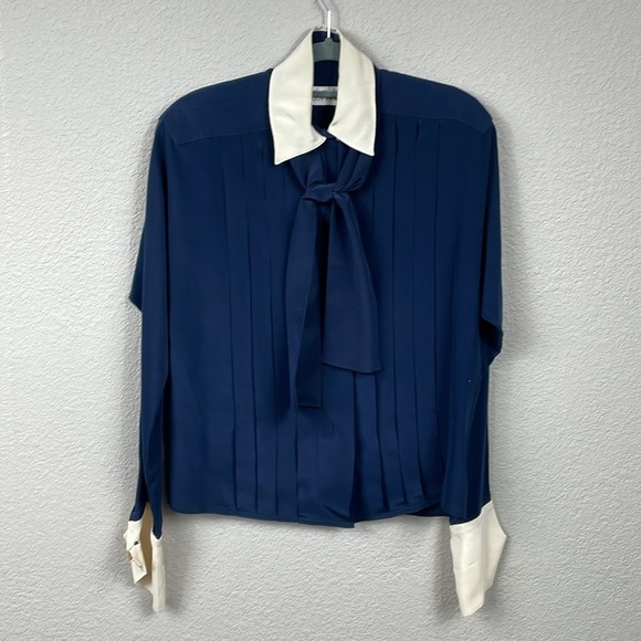 Vintage Linda Allard Ellen Tracy Preppy Academia 3 Piece Blazer Skirt Suit Sz 4 - Picture 4 of 14